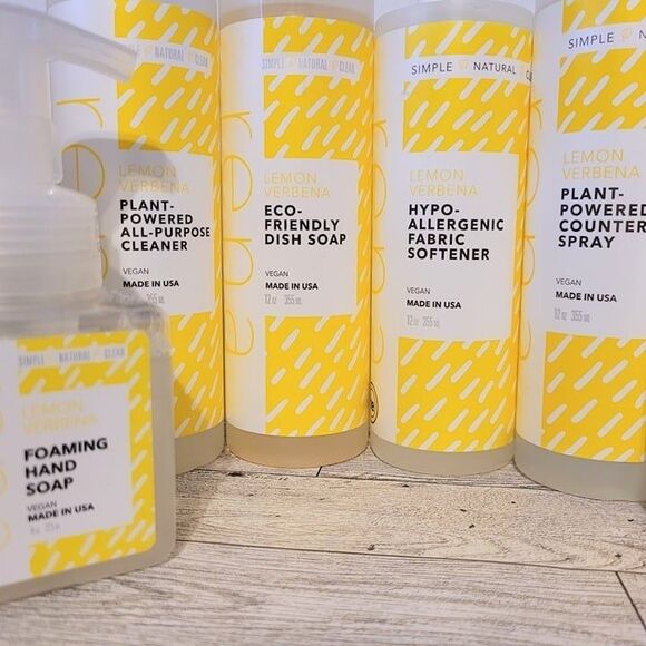 Rena Lemon Verbena Hard-To-Find Candle Hand Soap Cleaner 9 Piece Bundle Set HTF! - Picture 2 of 11